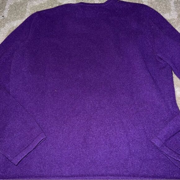 Lands end size M Purple Sweater - Picture 1 of 6
